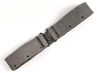 Niederlande Luftwaffe, Webkoppel Modell 1952, gebraucht, Gesamtlänge wie fotografiert 87cm