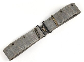 Niederlande Luftwaffe, Webkoppel Modell 1952, gebraucht, Gesamtlänge wie fotografiert 83cm