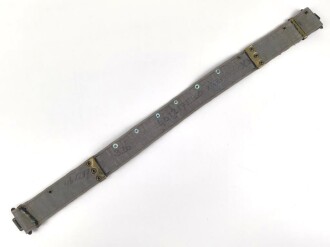 Niederlande Luftwaffe, Webkoppel Modell 1952, gebraucht, Gesamtlänge wie fotografiert 83cm