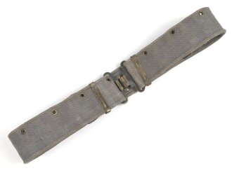 Niederlande Luftwaffe, Webkoppel Modell 1952, gebraucht, Gesamtlänge wie fotografiert 88cm