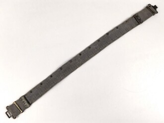 Niederlande Luftwaffe, Webkoppel Modell 1952, gebraucht, Gesamtlänge wie fotografiert 88cm