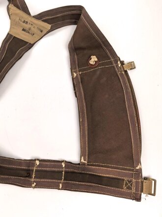 British Bren Vest ( Skeleton) 2nd model. Size Medium, dated 1944. Unused