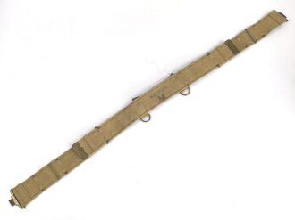 British Infantry Officers web belt, dated 1931. Used