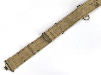 British Infantry Officers web belt, dated 1931. Used
