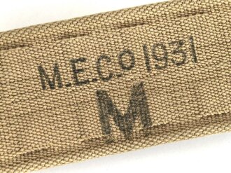 British Infantry Officers web belt, dated 1931. Used