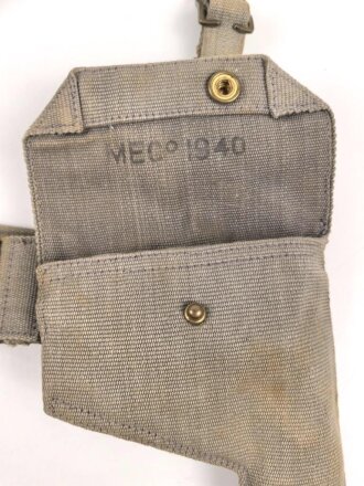 British Royal Air Force Officers web gear set, dated 1940, used