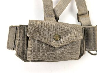 British Royal Air Force Officers web gear set, dated 1940, used