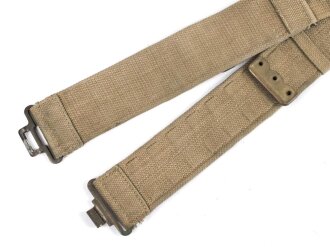 British 1939 dated three piece construction web belt, good condition