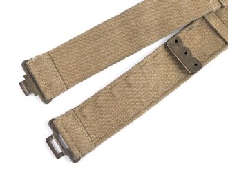 British 1939 dated three piece construction web belt, good condition