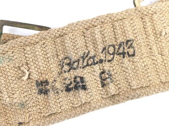 British Pattern 1937 belt, dated 1943, unused