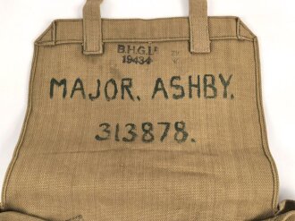 British Pattern 1937 Large Pack, dated 1943 " Major Ashby 313878" used
