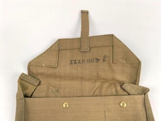 British WWII Officers Satchel bag, unused, dated 1941
