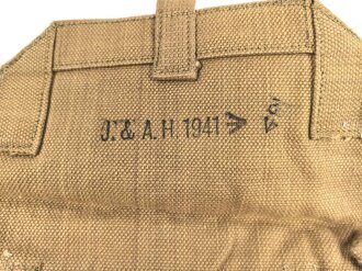 British WWII Officers Satchel bag, unused, dated 1941