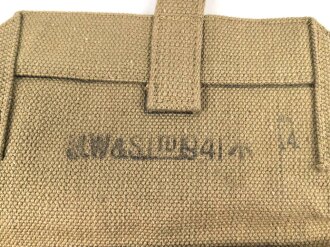 British WWII Officers Satchel bag, unused, dated 1941