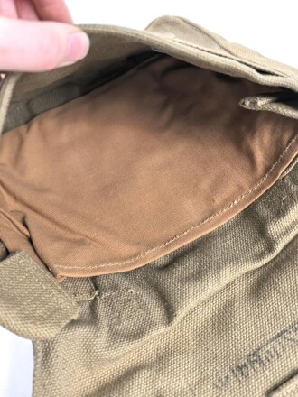 British WWII Officers Satchel bag, unused, dated 1941