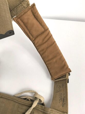 British WWII Multi Purpose Ammunition Carrying Vest dated 1944. Unused