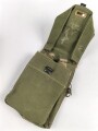 British WWII leight weight gasmask bag, dated 1943, unused