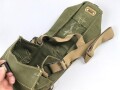 British WWII leight weight gasmask bag, dated 1943, unused