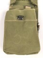 British WWII leight weight gasmask bag, dated 1944, unused