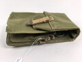 British WWII leight weight gasmask bag, dated 1944, unused