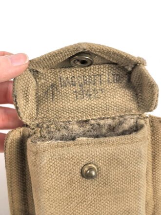 British WWII Compass MK.1  carrying pouch. Used, dated 1942