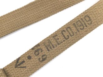 British 1919 dated equipment strap in very good condition
