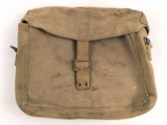 British WW2  Satchel Signals pouch, used, dated 1944