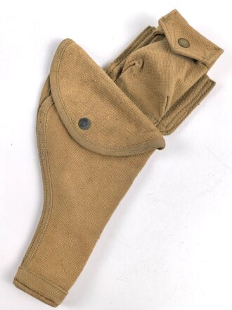 Canada, 1943 dated Enfield and Webley revolver holster with ammunition pouch