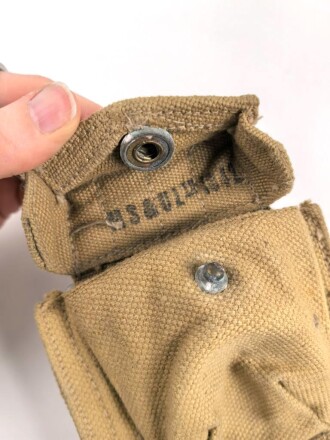 Canada, 1942 dated Enfield and Webley revolver holster with ammunition pouch