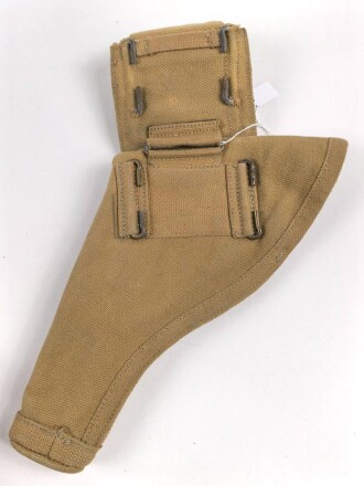Canada, 1942 dated Enfield and Webley revolver holster with ammunition pouch