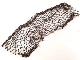 British WWII, brown Steel helmet net