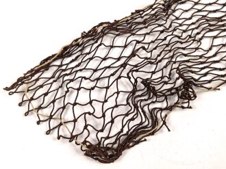 British WWII, brown Steel helmet net