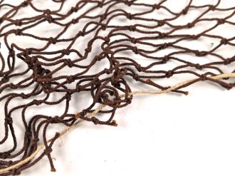British WWII, brown Steel helmet net