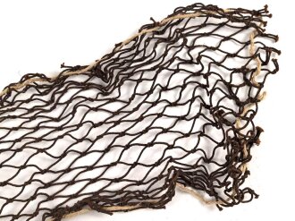 British WWII, brown Steel helmet net