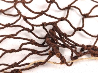 British WWII, brown Steel helmet net