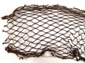 British WWII, brown Steel helmet net