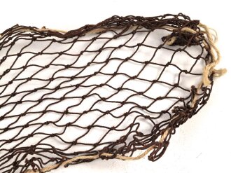 British WWII, brown Steel helmet net