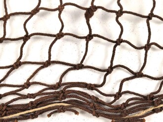 British WWII, brown Steel helmet net