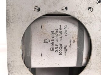 Luftwaffe, Netztastgerät NTG 2 , LN 20044, zum Betrieb mit Richtfunkgerät Elster SEG2T. Ungereinigtes Stück, Funktion nicht geprüft