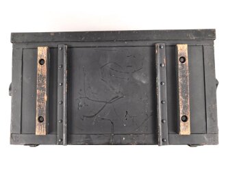 Luftwaffe, Batteriehalbtonister BHT2 , Ln 20001. Für Richtfunkgerät Elster SEG2T. Originallack, mit zugehörigem Gehäusedeckel,  Funktion nicht geprüft
