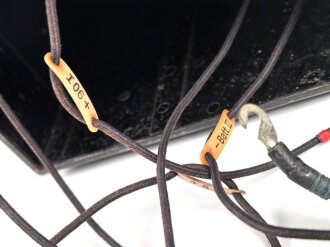 Luftwaffe, Batteriehalbtonister BHT2 , Ln 20001. Für Richtfunkgerät Elster SEG2T. Originallack, mit zugehörigem Gehäusedeckel,  Funktion nicht geprüft