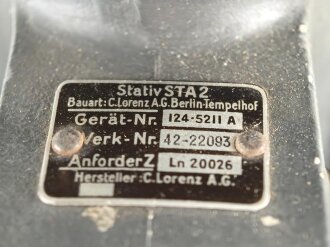 Luftwaffe, Stativ STA2 für Richtfunkgerät Elster SEG2T. Ln 20026. Originallack