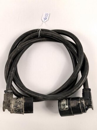 Luftwaffe, Batteriekabel 2 Meter Ln 20015-1  für Richtfunkgerät Elster SEG2T. Guter Gesamtzustand, Funktion nicht geprüft