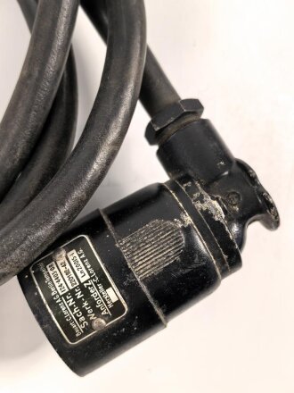 Luftwaffe, Batteriekabel 2 Meter Ln 20015-1  für Richtfunkgerät Elster SEG2T. Guter Gesamtzustand, Funktion nicht geprüft