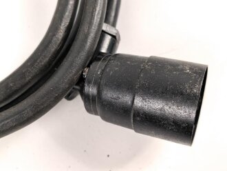 Luftwaffe, Batteriekabel 2 Meter Ln 20015-1  für Richtfunkgerät Elster SEG2T. Guter Gesamtzustand, Funktion nicht geprüft