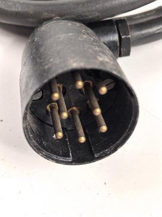 Luftwaffe, Batteriekabel 2 Meter Ln 20015-1  für Richtfunkgerät Elster SEG2T. Guter Gesamtzustand, Funktion nicht geprüft
