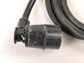 Luftwaffe, Batteriekabel 2 Meter Ln 20015-1  für Richtfunkgerät Elster SEG2T. Guter Gesamtzustand, Funktion nicht geprüft