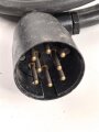 Luftwaffe, Batteriekabel 2 Meter Ln 20015-1  für Richtfunkgerät Elster SEG2T. Guter Gesamtzustand, Funktion nicht geprüft