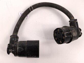 Luftwaffe, Batteriekabel  Ln 20015  für Richtfunkgerät Elster SEG2T. Guter Gesamtzustand, Funktion nicht geprüft
