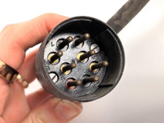 Luftwaffe, Batteriekabel  Ln 20015  für Richtfunkgerät Elster SEG2T. Guter Gesamtzustand, Funktion nicht geprüft